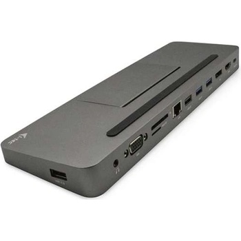 i-Tec USB-C Metal Ergonomic 4K 3x Display Docking Station + Power Delivery 85 W C31FLATDOCKPDPRO