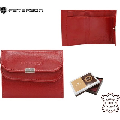 Peterson peňaženka kožená dámska RD GC02 GCL 4338 RED
