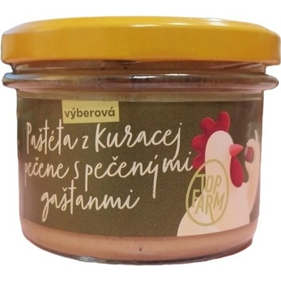 Top-farm Paštéta z kuracej pečene s pečenými gaštanmi 150 g