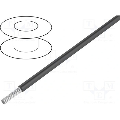 Alpha Wire 3047 SL001 HookUp Wire lanko Cu 30AWG PVC tmavě šedá 300V 305m