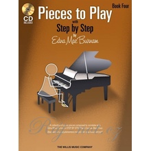 Pieces to Play 4 by Edna Mae Burnam + CD / snadné skladby pro klavír