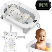 Ricokids Skládací dětská vanička RK 287 bílo šedá