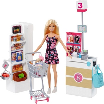 Barbie herní set supermarket