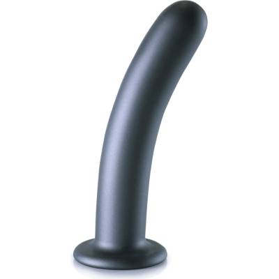 Ouch! Smooth Silicone G-Spot Dildo 7"/17 cm Purple