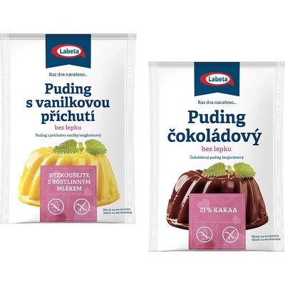 Labeta Bezlepkový Puding Labeta Čokoládový 45 g