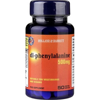 Image 1 of Holland And Barrett DL-Phenylalanine / DLPA 500 mg [50 каплети]