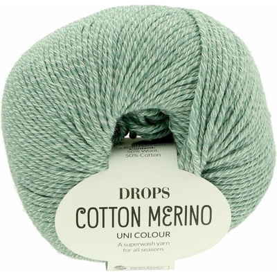Drops Cotton Merino 29 šalviovo zelená