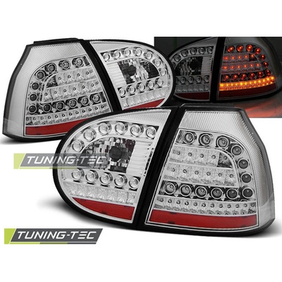 Zadní světla VW Golf V 03-09 - krystal/chrom LED – Hledejceny.cz