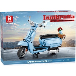 Reobrix Конструктор Reobrix - Ретро скутер Lambretta V200, 1169 части, син (11037)