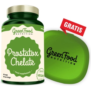 GreenFood Nutrition Prostatox Chelate + Pillbox Gratis 60 kapslí