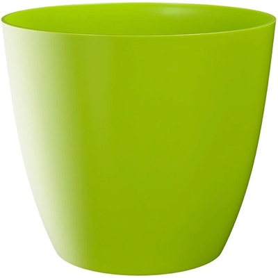 PLASTKON květináč Ella 18 cm lesklá hr. zelený