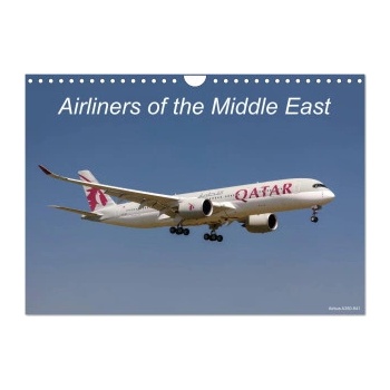 Calvendo Airliners of the Middle East (Wall Calendar 2026 DIN A4 landscape), CALVENDO 12 Month Wall Calendar | Calvendo, Karel Nemec