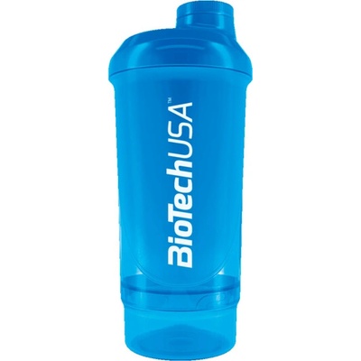 BioTech Šejkr 500 ml + 150 ml Barva: modrá