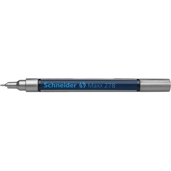 Schneider Лаков маркер, 0, 8 мм, SCHNEIDER "Maxx 278", сребърен 127854 (127854)