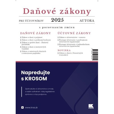 Daňové zákony pre účtovníkov 2025