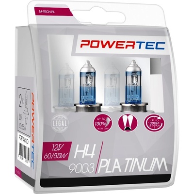M-TECH Poland Powertec Platinim Sada žárovek H4 12V PTZPT4, 51433