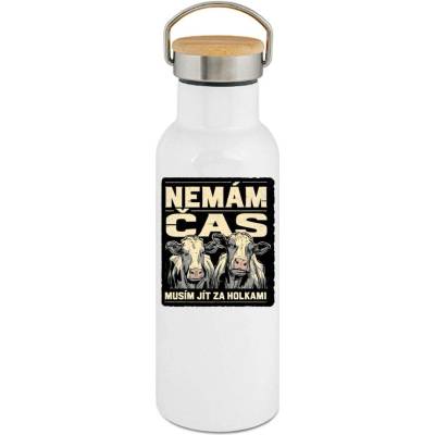 123TRIKO termoska Nemám čas, musím jít za holkami, krávy 500 ml vtipné