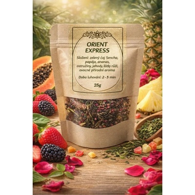 Golden Leaf Zelený čaj Orient Express 25 g