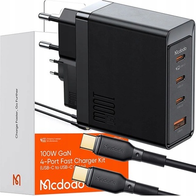 Mcdodo Rychlá Nabíječka Pro Macbook 4x USB-C USB 100W Kabel 2m – Zboží Mobilmania