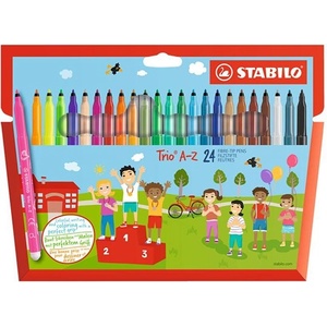 STABILO Химикалки STABILO Trio A-Z 24 броя 378/1-24-01 (378/1-24-01)