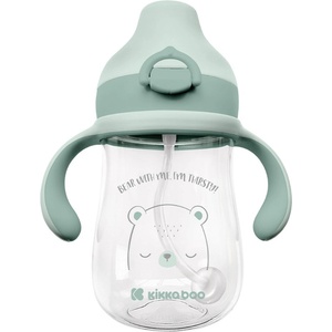 KikkaBoo Тританова чаша с мек накрайник Kikkaboo - Bear with me, 300 ml, Mint (31302020102)