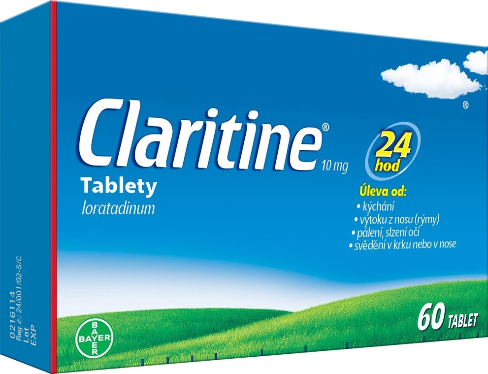 CLARITINE POR 10MG TBL NOB 60 od 318 Kč - Heureka.cz