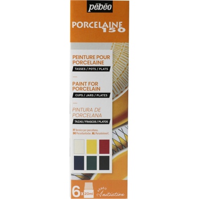Pébéo Porcelaine Sada barev na porcelán 150 6 × 20 ml I – Zbozi.Blesk.cz