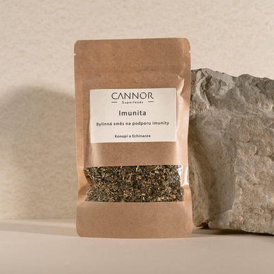 Cannor Bylinný čaj IMUNITA Konopí a Echinacea 50 g