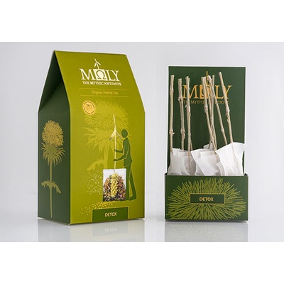 MOLY Prémiový BIO bylinkový čaj Detox 20 g