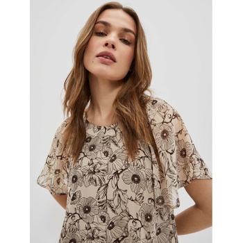 Moodo Дамска рокля с цветя Moodo Moodo | Bezhov | ЖЕНИ | S