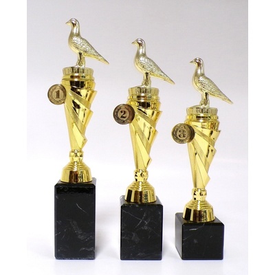 VIZINGR Holub trofeje s pořadím 117-P047 27 cm