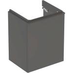 Geberit Smyle Square - Шкаф за умивалник, 49x41x62 см, 1 врата, панти отдясно, лава 500.363. JK. 1 (500.363.JK.1)