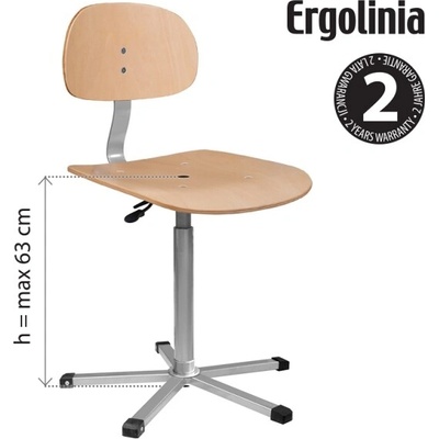 Ergolinia Priemyselná stolička EVO4
