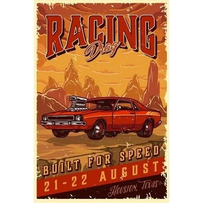 Ceduľa Racing - Houston Texas