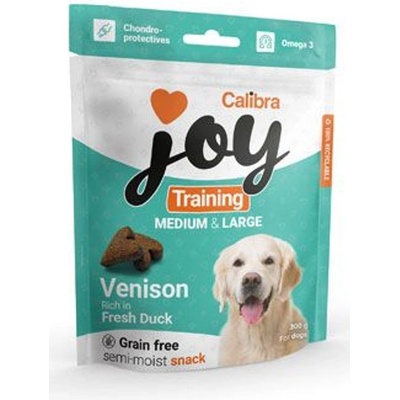 Calibra Joy Dog Training Snacks Medium & Large Venison & Fresh Duck 300 g
