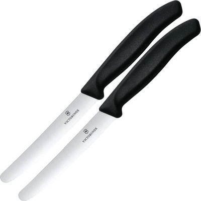 Victorinox Sada 2 kuchynských nožov na zeleninu SWISS CLASSIC 11 cm čierna 6.7833.2