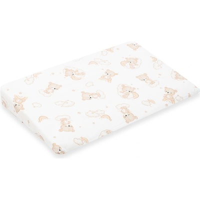 New Baby Poťah na detský vankúš klin BASIC bear beige