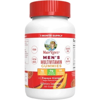 MaryRuth’s Men's Multivitamin Gummies [60 желирани бонбони] Портокал и Папая