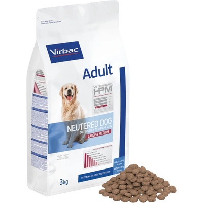 Virbac HPM VET Adult Dog Neutered Large & Medium 3 kg