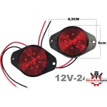  Габарит led Червен 12-24v 4бр. к-т -894069-3 ('269542)