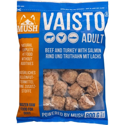 Mush Vaisto Adult modré hovězí a krůtí s lososem 0,8 kg