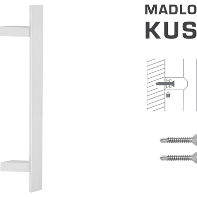 FT - MADLO kód K41Z 40x10 mm ST ks Rozteč madla: 210 mm, Dĺžka: 400 mm, Rozmer profilu madla: 40x10 mm