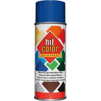 hitcolor Barva pololesklá 400 ml RAL 5010 enziánová