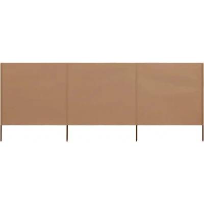 VidaXL 47143 Paraván béžová a hnědá 400 cm x 4 m x 110 cm