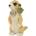 Rappa Плюшена играчка Rappa Еко приятели - Сурикат, изправен, 18 cm (221833)