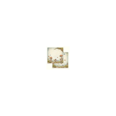 Hidden Grove, domky v houbách 30,5x30,5 scrapbook Stamperia SCR5254621058