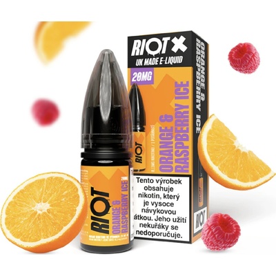 Riot X Salt Orange & Raspberry Ice 10 ml 20 mg