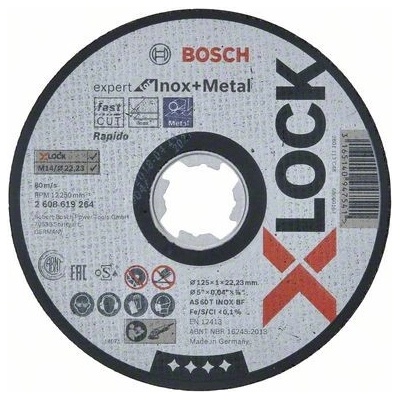Řezný kotouč na kov 125 x 1,0 X-LOCK