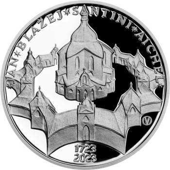 Česká mincovna Stříbrná mince 200 Kč 2023 Jan Blažej Santini-Aichel proof 13 g