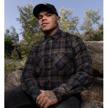 SULLEN мъжка риза sullen - blue blood - flannel - scm7255_bk